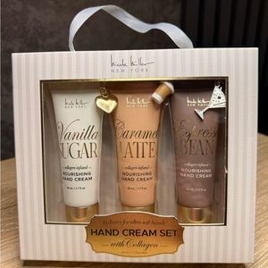 Nicole Miller Nourishing Hand Cream Set - White, Tan, Brown